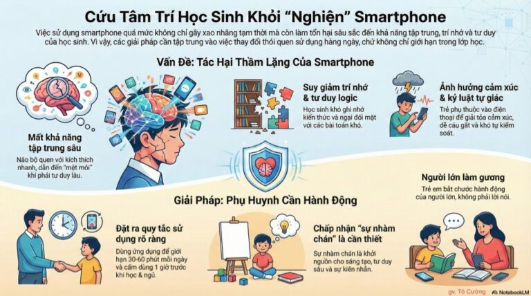 Smartphone: Vấn đề không dừng ở việc thu điện thoại trong giờ học