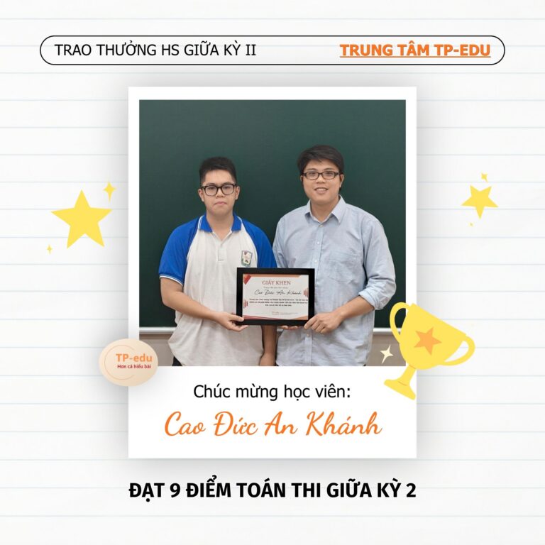“Đừng chỉ đến chép bài rồi về. Phải chủ động, học thật và hiểu bằng được!”