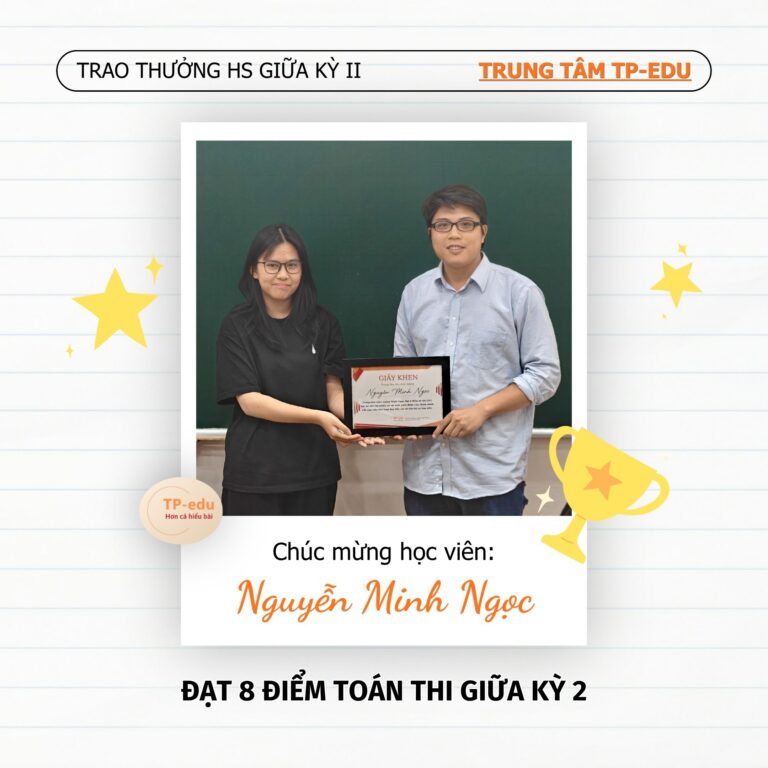 HÀNH TRÌNH TỪ “TỜ GIẤY TRẮNG” ĐIỂM GIỎI MÔN TOÁN CỦA CÔ BÉ CHUYÊN TRUNG