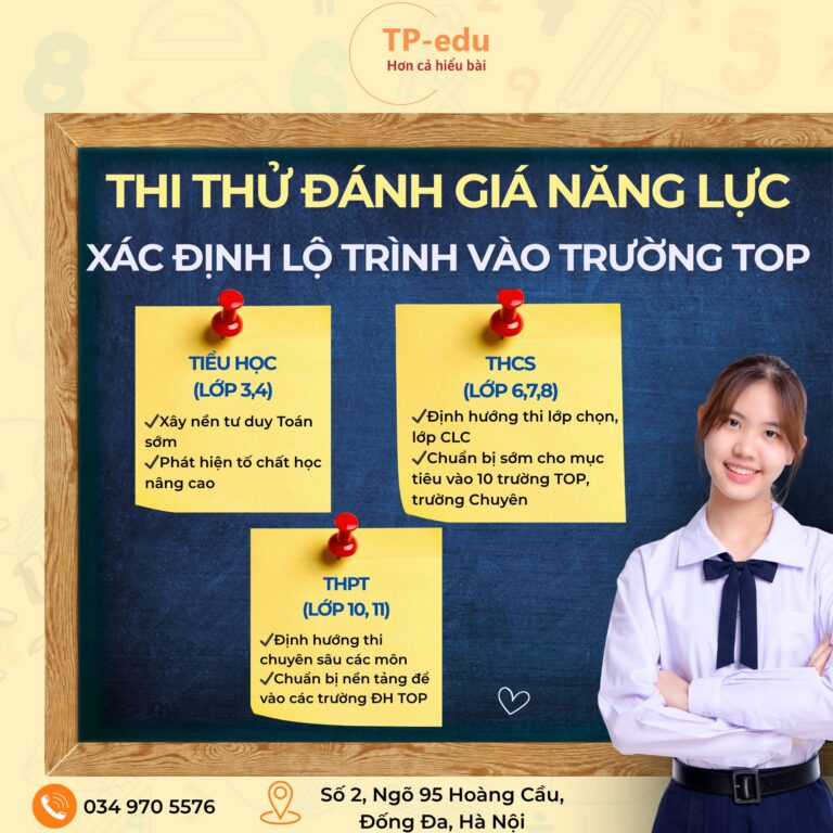 🚨 CÓ MỤC TIÊU THI VÀO THCS CLC, THPT CHUYÊN, TRƯỜNG ĐH TOP ? CON BẠN ĐÃ CHUẨN BỊ TỪ SỚM HAY CHƯA? 🚨