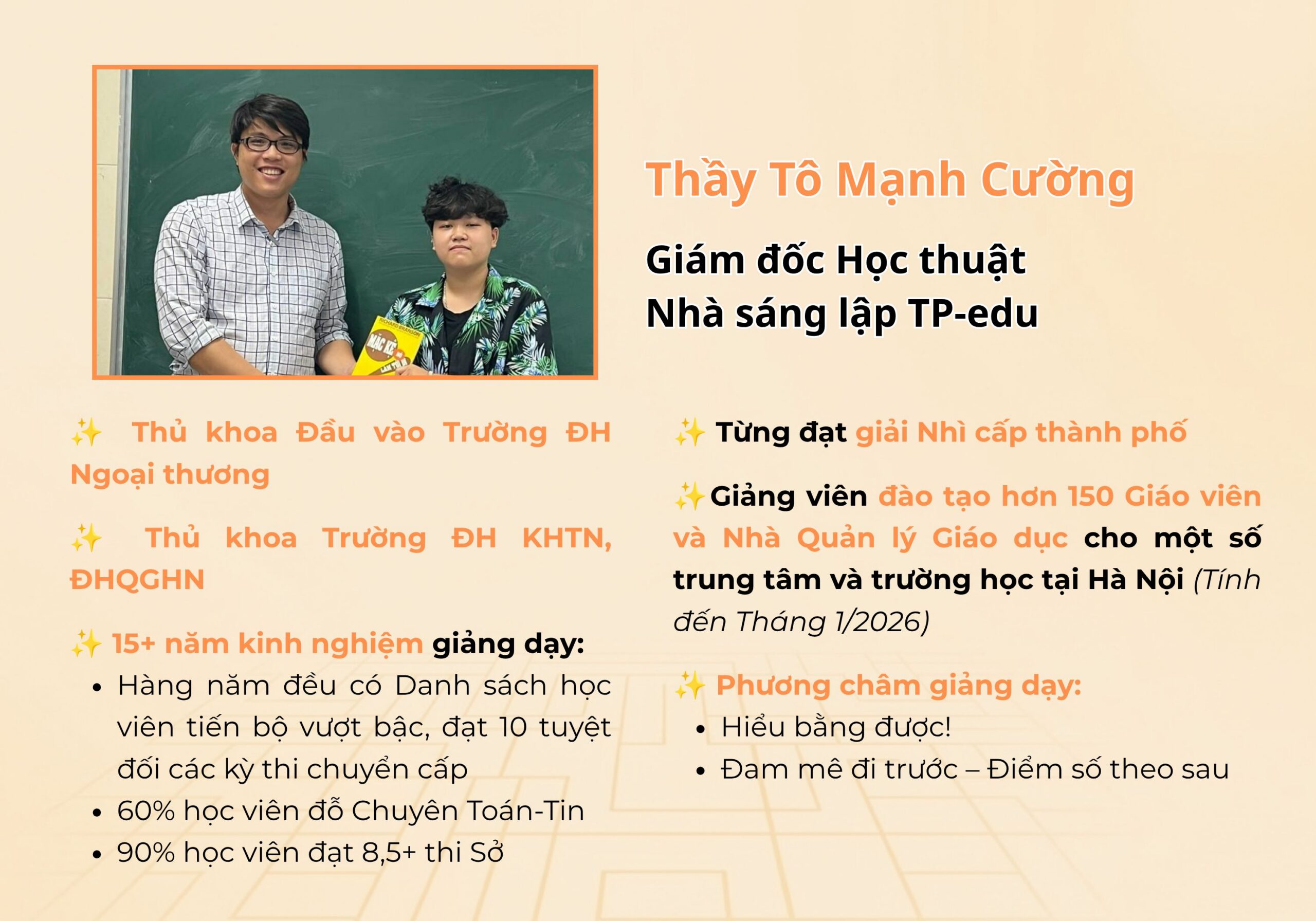 Hồ sơ giáo viên TP-edu - 1/6