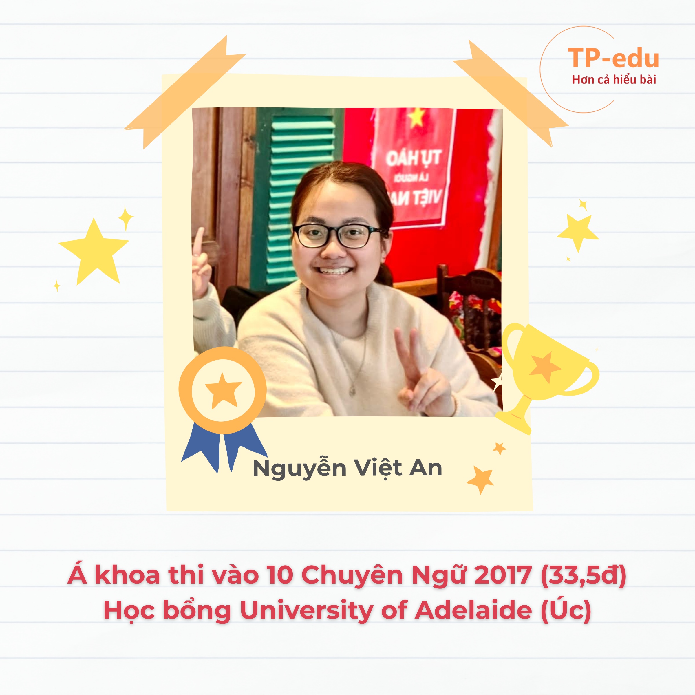 Thành tích học viên tiêu biểu TP-edu - 4/10