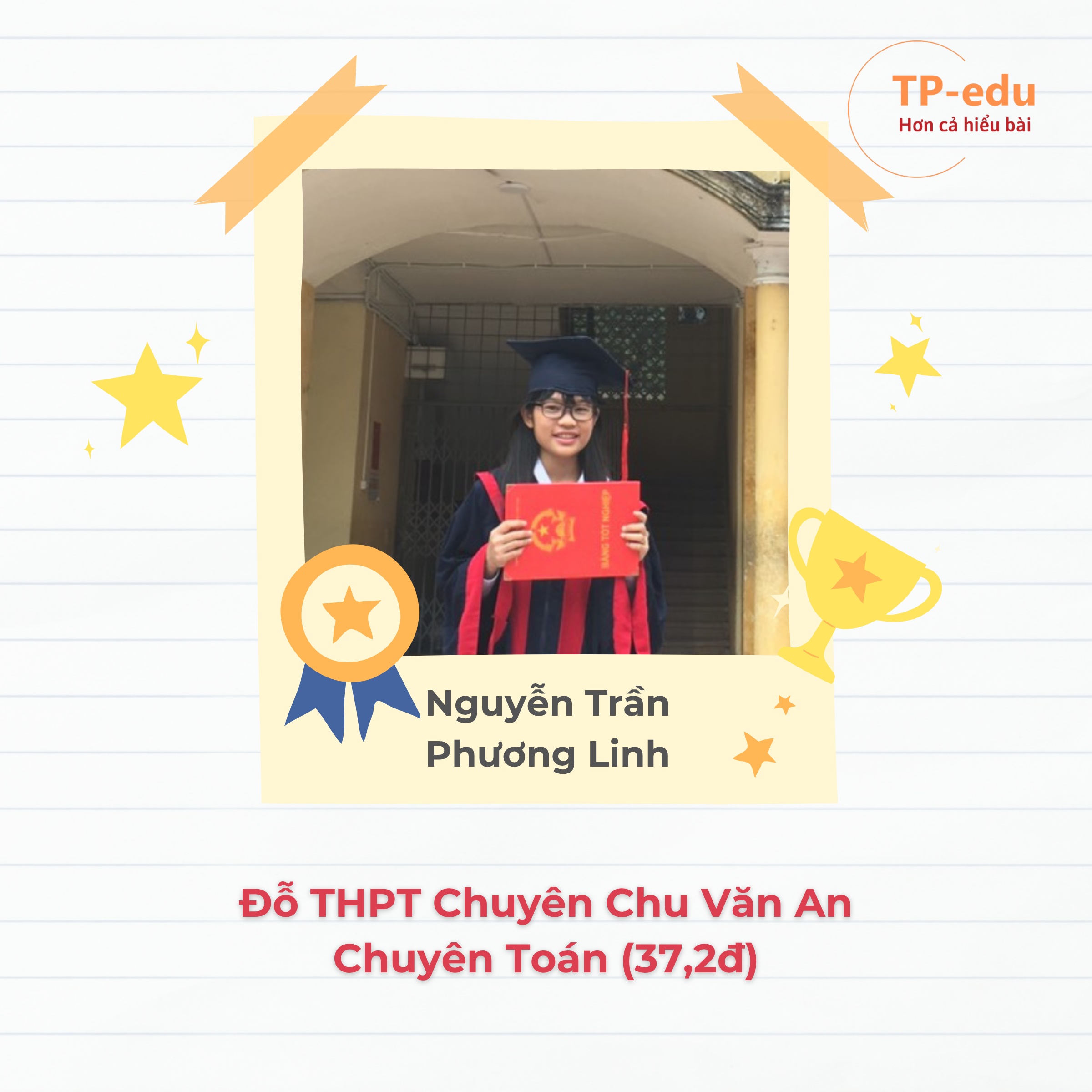 Thành tích học viên tiêu biểu TP-edu - 8/10