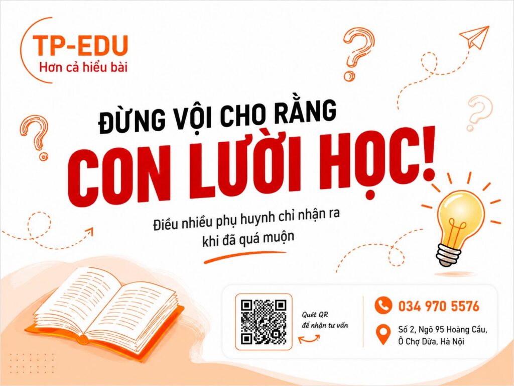 Đừng vội cho rằng con lười học: Điều nhiều phụ huynh chỉ nhận ra khi đã quá muộn